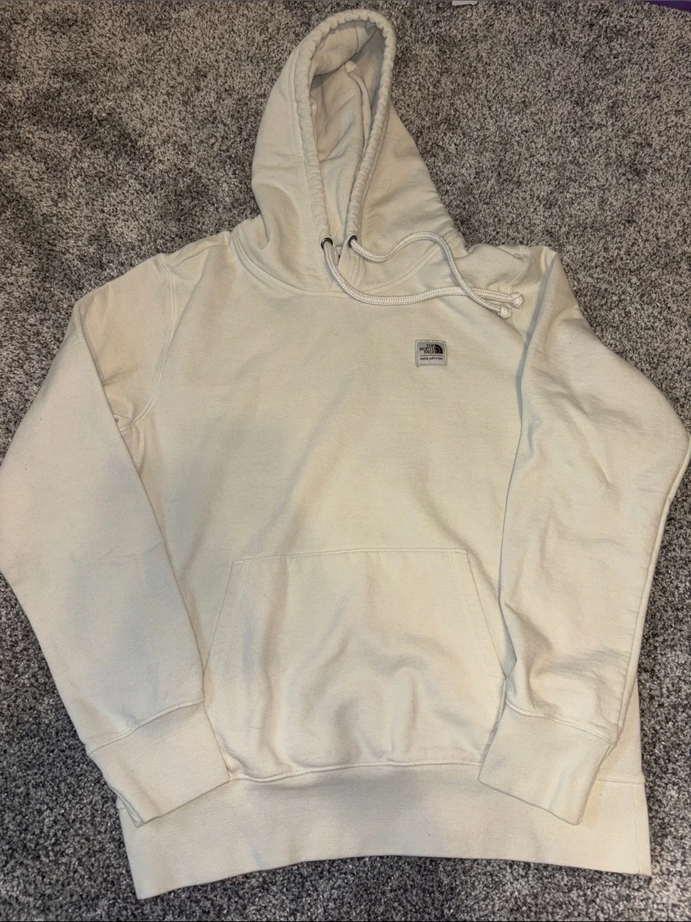 The North Face Men's Cream Pullover Hoodie